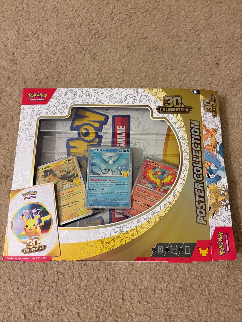 Pokémon 30th Celebration Poster Collection - 3 Promos and poster only